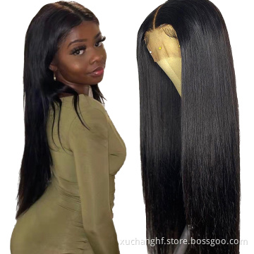 Quality 180% 13x4 13x6 Super Thin HD Lace Front wig Virgin Cuticle Aligned Human Hair Wig HD Lace Frontal Wig For Black Women